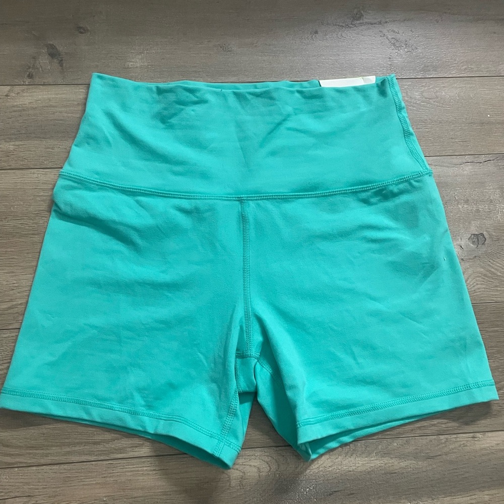 green aerie biker shorts